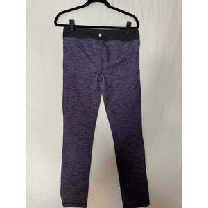 Lululemon Leggings Womens Size 10 Form Slub Barre Pulse Purple Athletic
